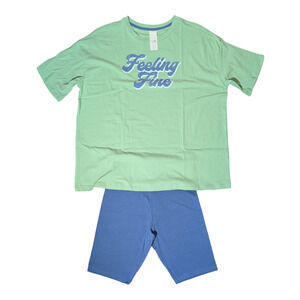 Secret Treasures - Sleep - Loungewear Green/Blue - Size S (4-6)